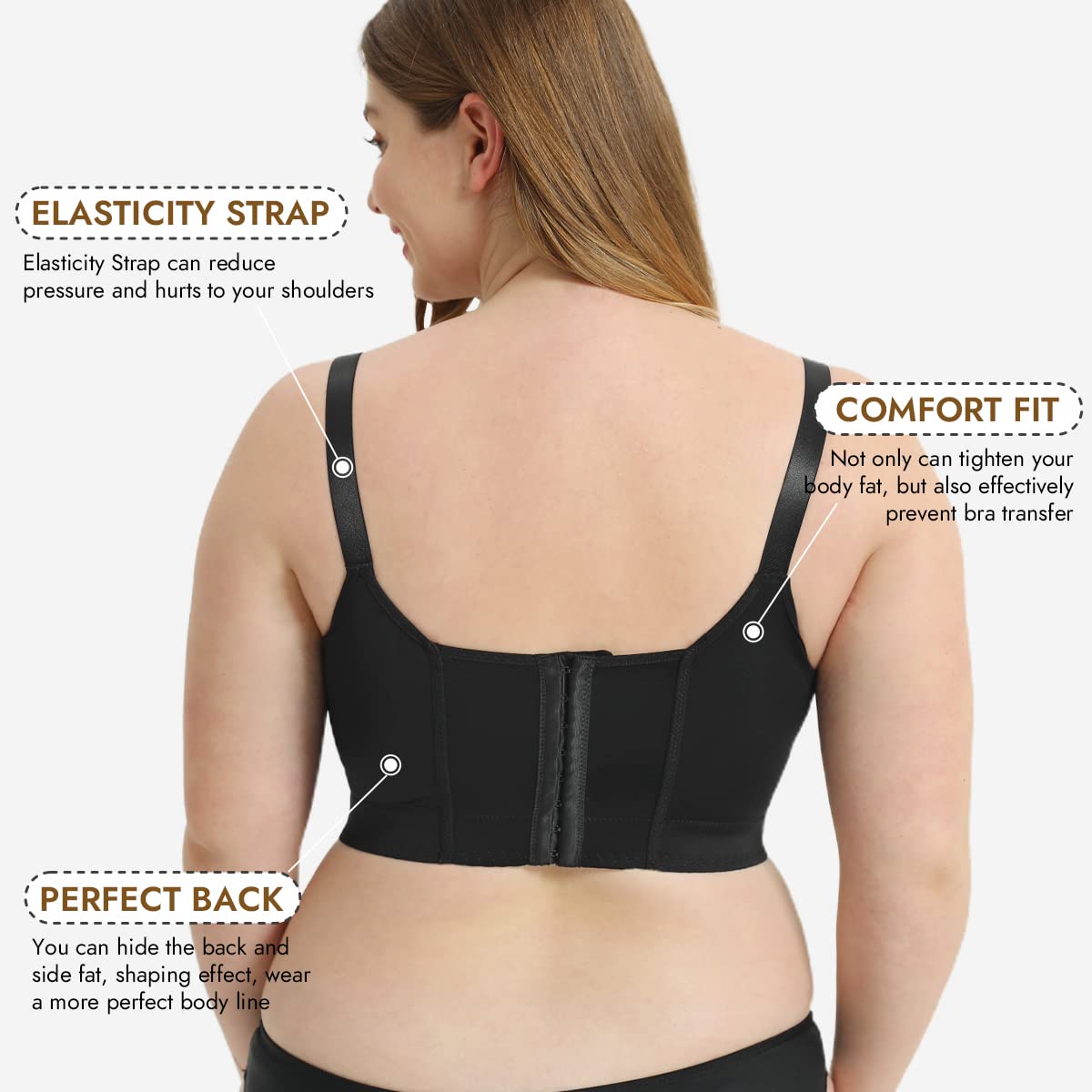 Push-Up Beha met Ruggladmakend Effect