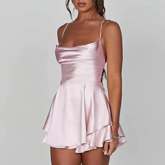 J.LUCIE | Backless Satin Dress