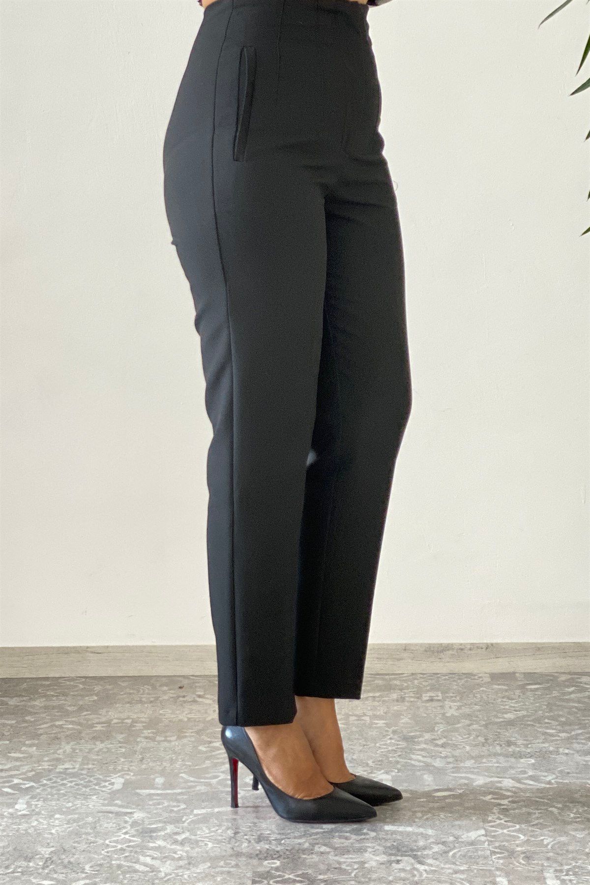 Comfortabele Hoge Taille Fleecebroek