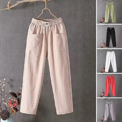 Naomi® - Linnen katoen broek