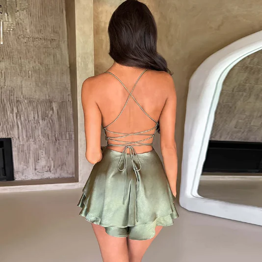 J.LUCIE | Backless Satin Dress