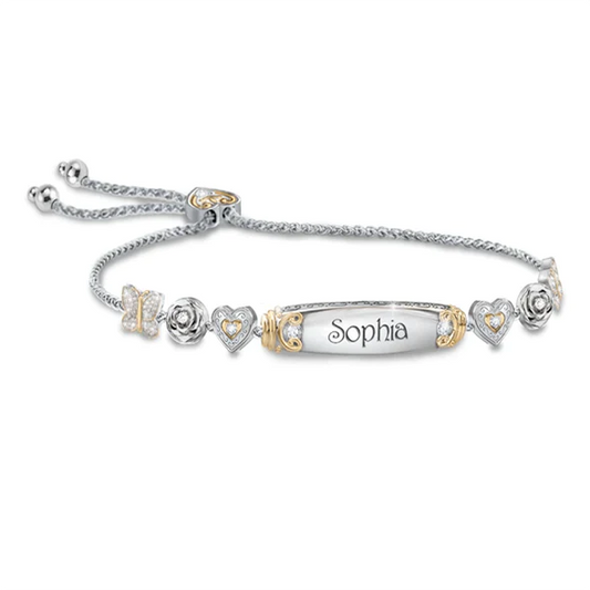 Bolo Bracelet With Personalized Engravings