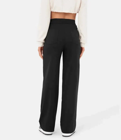 EMMA'S High-waisted elastische casual broek