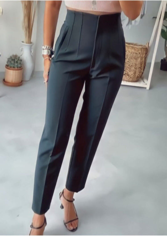 Comfortabele Hoge Taille Fleecebroek